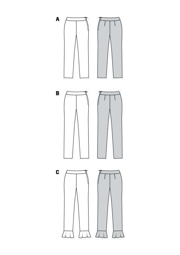 Burda X06072 Misses Skirt/Pants