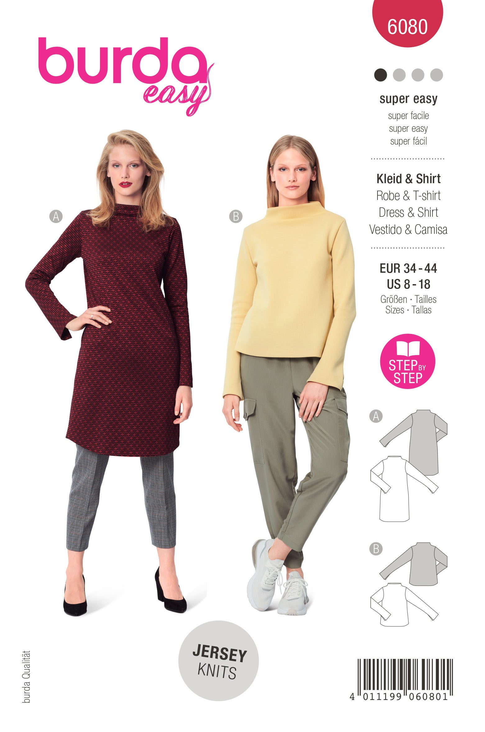 Burda X06080 Misses Dress