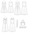 Butterick Pattern B6674 Misses Dress