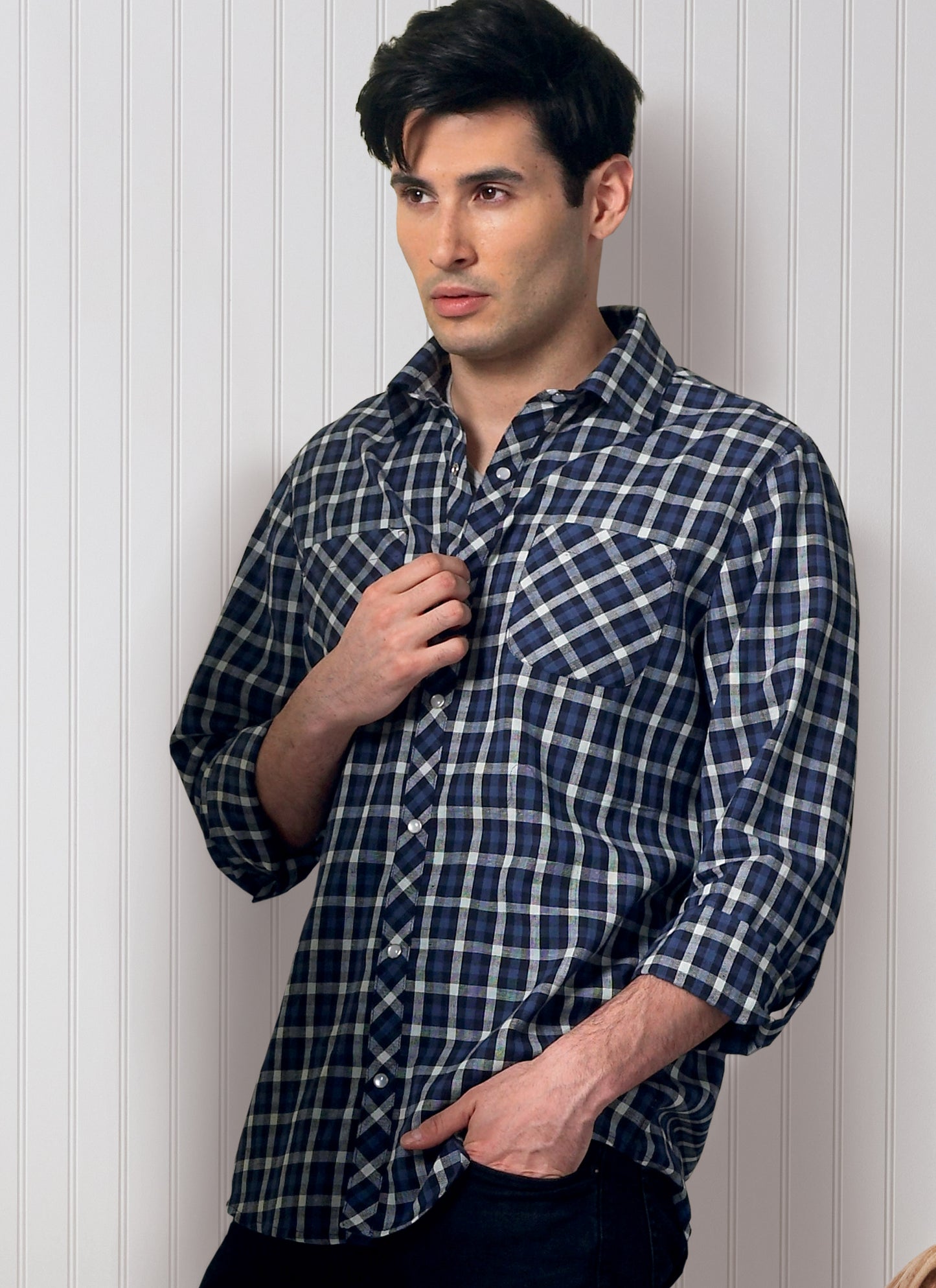 Butterick Pattern B6841 Unisex Button-Down Shirts