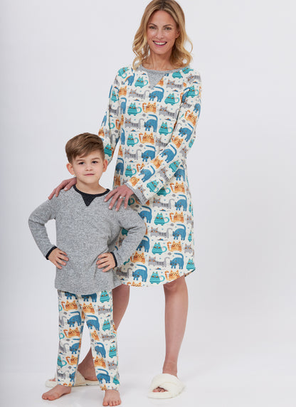Butterick Pattern B6867 Misses', Men's, Children's, Boys', Girls' Top, Tunic and Pants