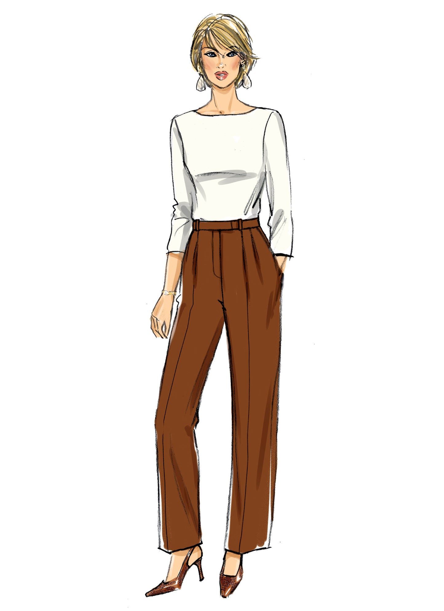 Butterick Pattern B6878 Misses' Pants and Shorts