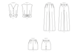 Butterick Pattern B6901 Misses' Vest, Pants and Shorts
