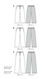 Burda Pattern 5960 Misses' Skirt/Pants