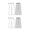 Burda Pattern 5969 Misses' Skirt/Pants