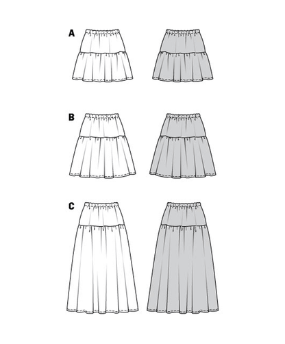 Burda Pattern 5978 Misses' Skirt/Pants