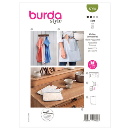 Burda Pattern X05994 Kitchen Home Decor