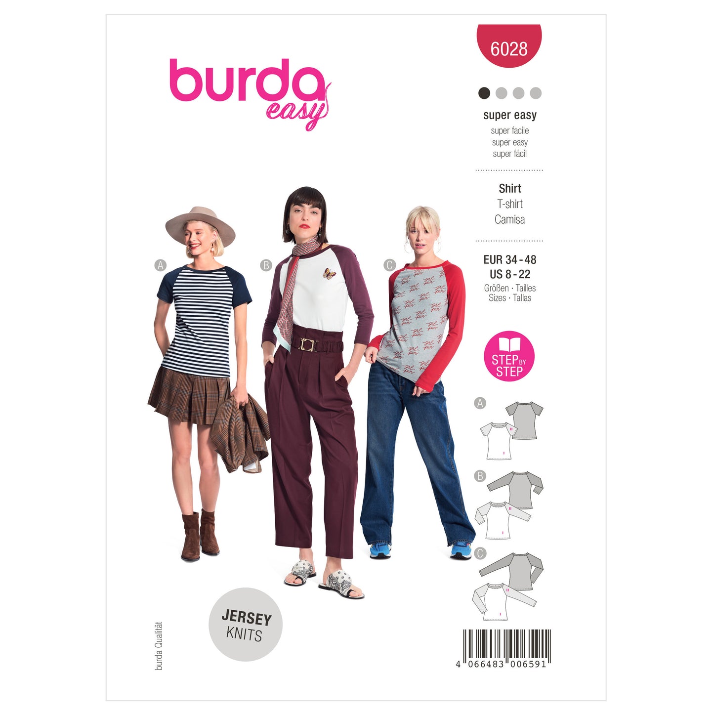 Burda Pattern X06028 Misses' Top/Vest