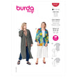Burda Pattern 6107 Women's Blouson Jacket