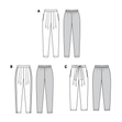 Burda Pattern 6110 Misses' Trousers and Pants