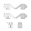 Burda Pattern 6120 Misses' Jacket and Vest
