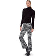 Burda Pattern 6152 Misses' Flared trousers or pants with a waistband and side zipper