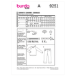 Burda Pattern 9251 Child Sportswear