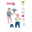 Burda Pattern 9278 Babies' Top and Trousers or Pants
