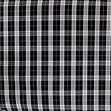 Check Suiting Fabric, Large Check Black/White- 145cm