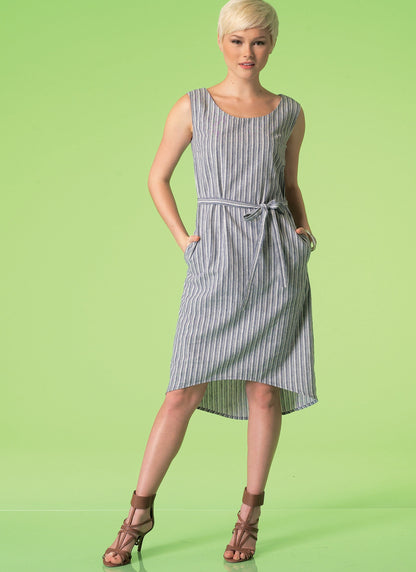 McCall's Pattern M7120 Misses' Dresses and belt