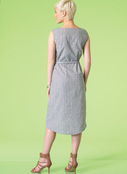 McCall's Pattern M7120 Misses' Dresses and belt