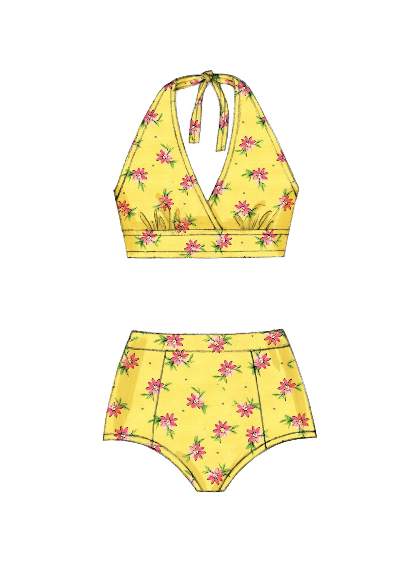 McCall's Pattern M7168 Misses' Swimsuits