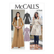McCall's Pattern M7848 Misses'/Miss Petite and Women's/Women Petite Coats and Belt