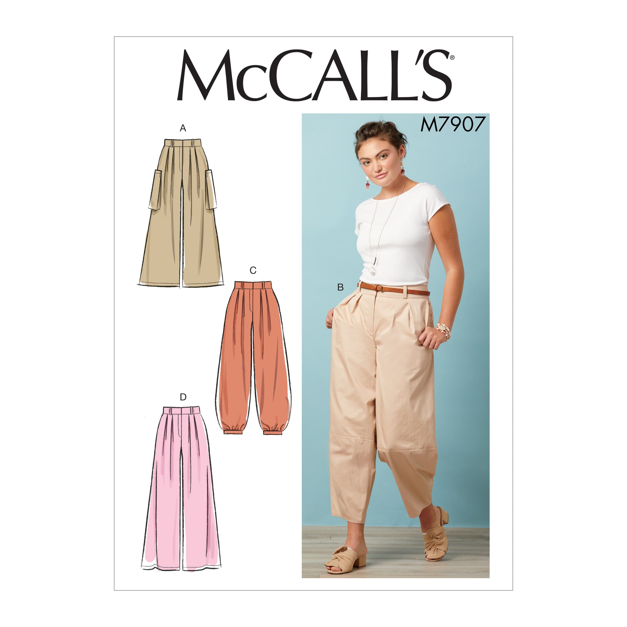 McCalls Mercer Trousers Sewing Pattern M8148 1824  Hobbycraft