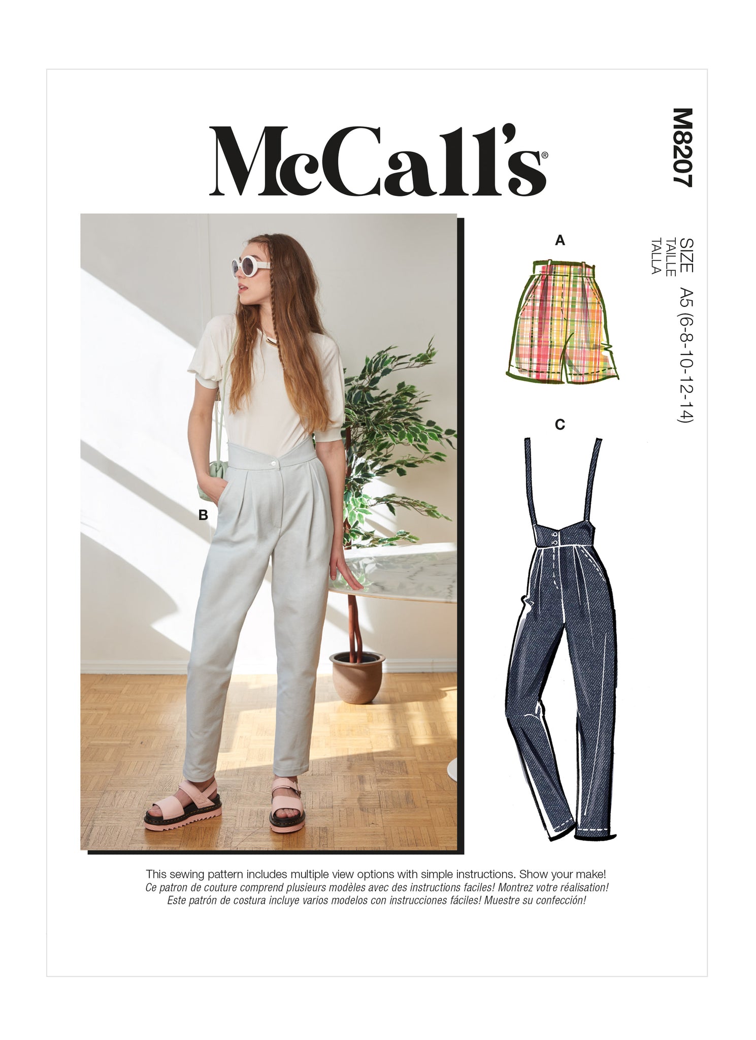 McCall's M8148 Misses' & Women's Pants, Size 8-10-12-14-16 : :  Home