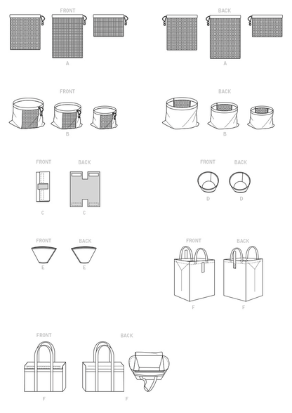 McCall's M8236 Eco Bag Mop Pad Filter