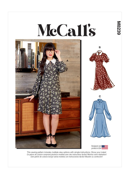 McCall's M8239 Misses' Dresses