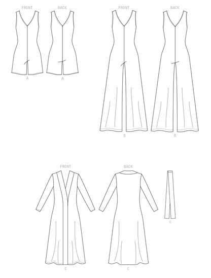 McCall's M8245 Miss Rmpr Jumpsuit Robe