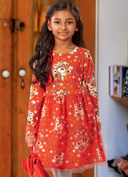 McCall's M8251 Children & Girl's Dresses