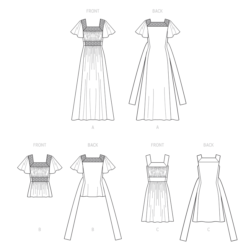 McCall's Pattern M8258 Misses' Dresses & Top