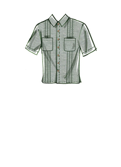 McCall's Pattern M8263 Unisex Shirts & Hat