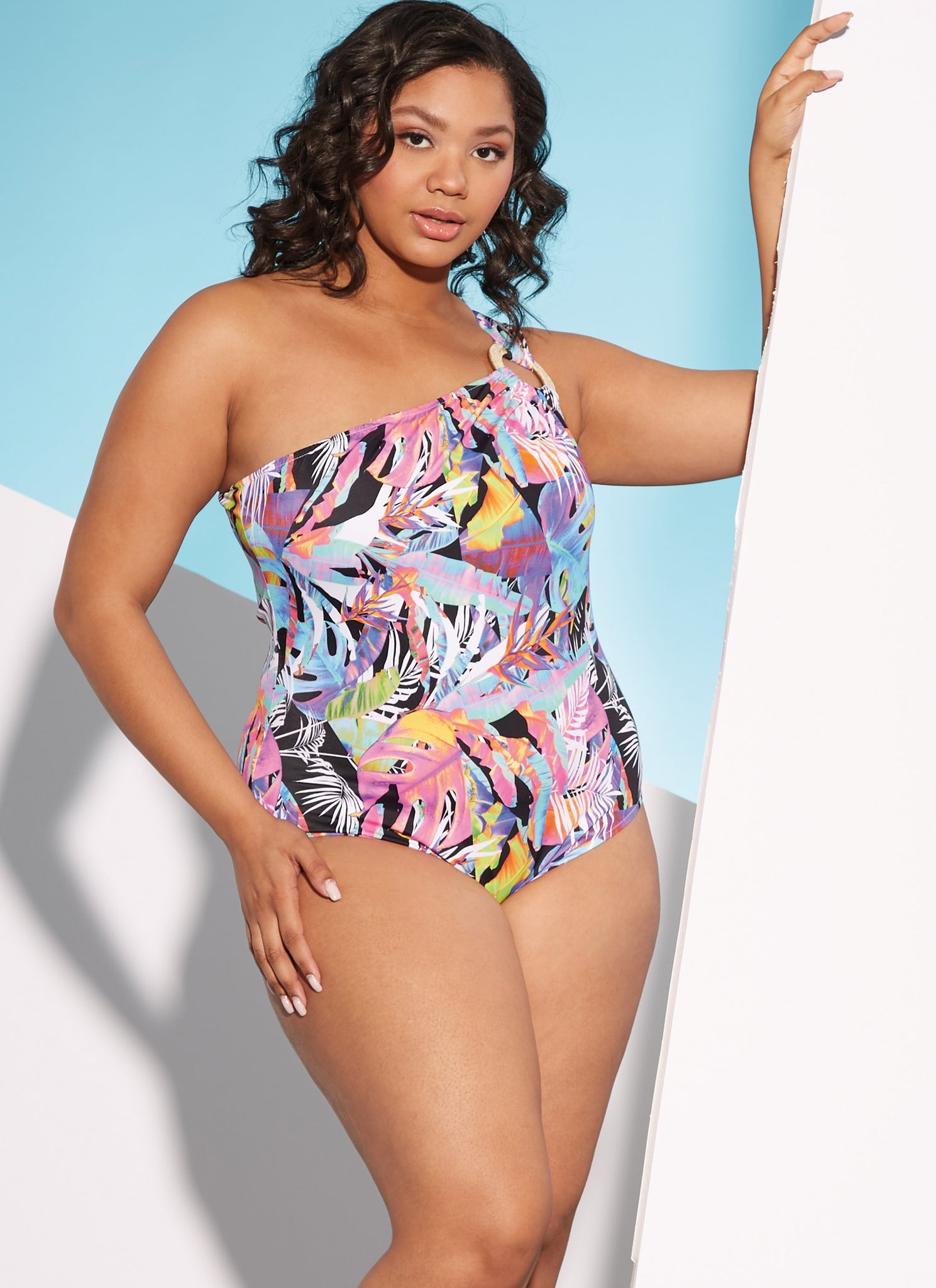 V9192 Misses' Wrap-Top Bikini, One-Piece Swimsuits, and Cover-Ups