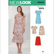 Newlook Pattern N6605 Misses' Skirt with Neck Tie