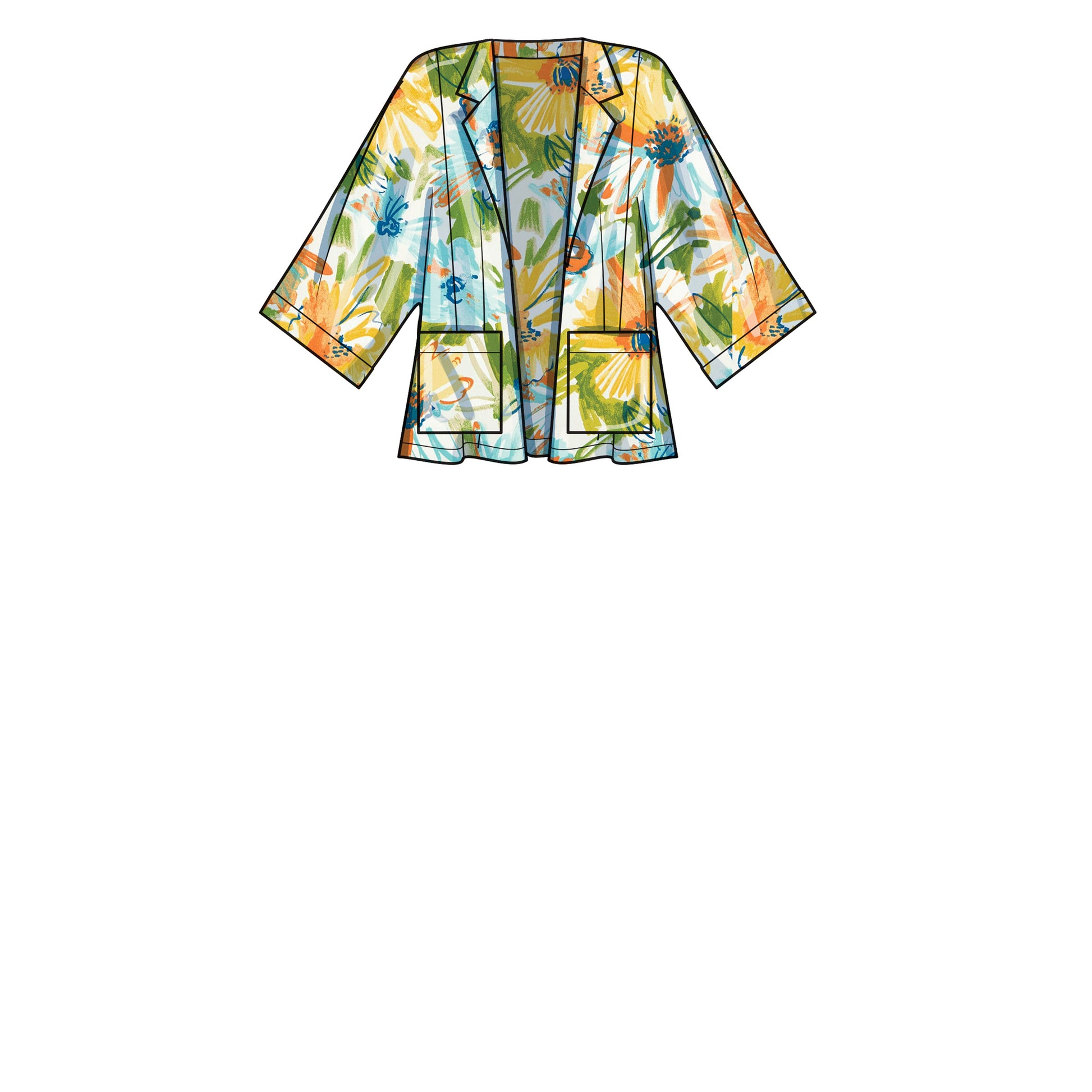 Newlook Pattern 6737 Misses' Jacket, Wrap Halter Top and Shorts