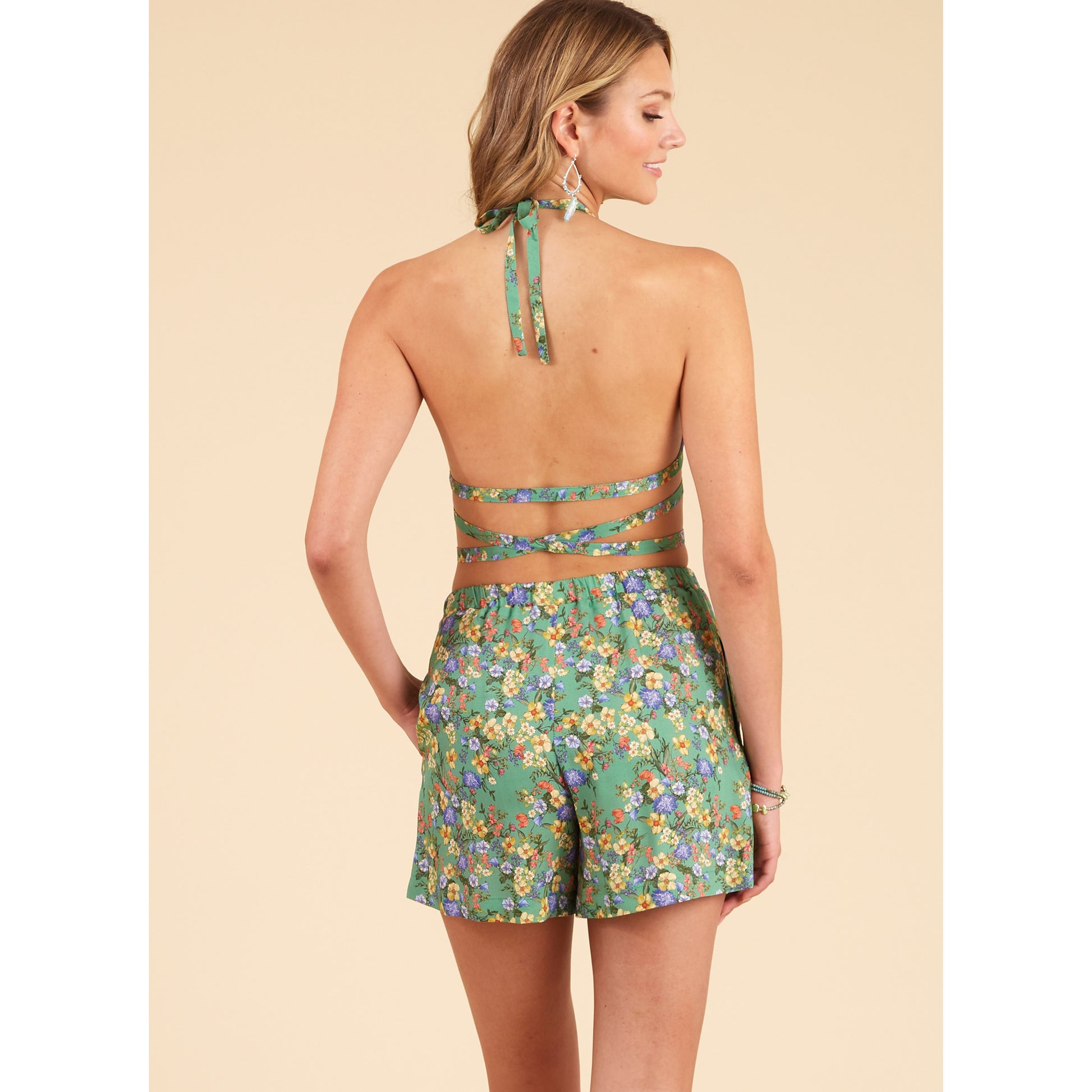 Newlook Pattern 6737 Misses' Jacket, Wrap Halter Top and Shorts