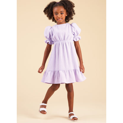 Newlook Pattern 6739 Children's and Girls' Dress, Top and Pants