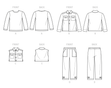 Newlook Pattern Un6746 Children's Knit Top, Jacket, Vest and Cargo Pants