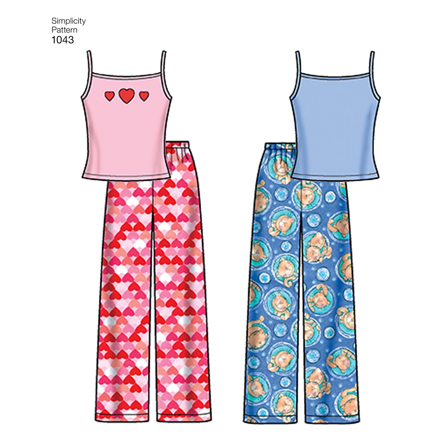 Simplicity Pattern 1043 Child's, Girls' and Boys' Separates