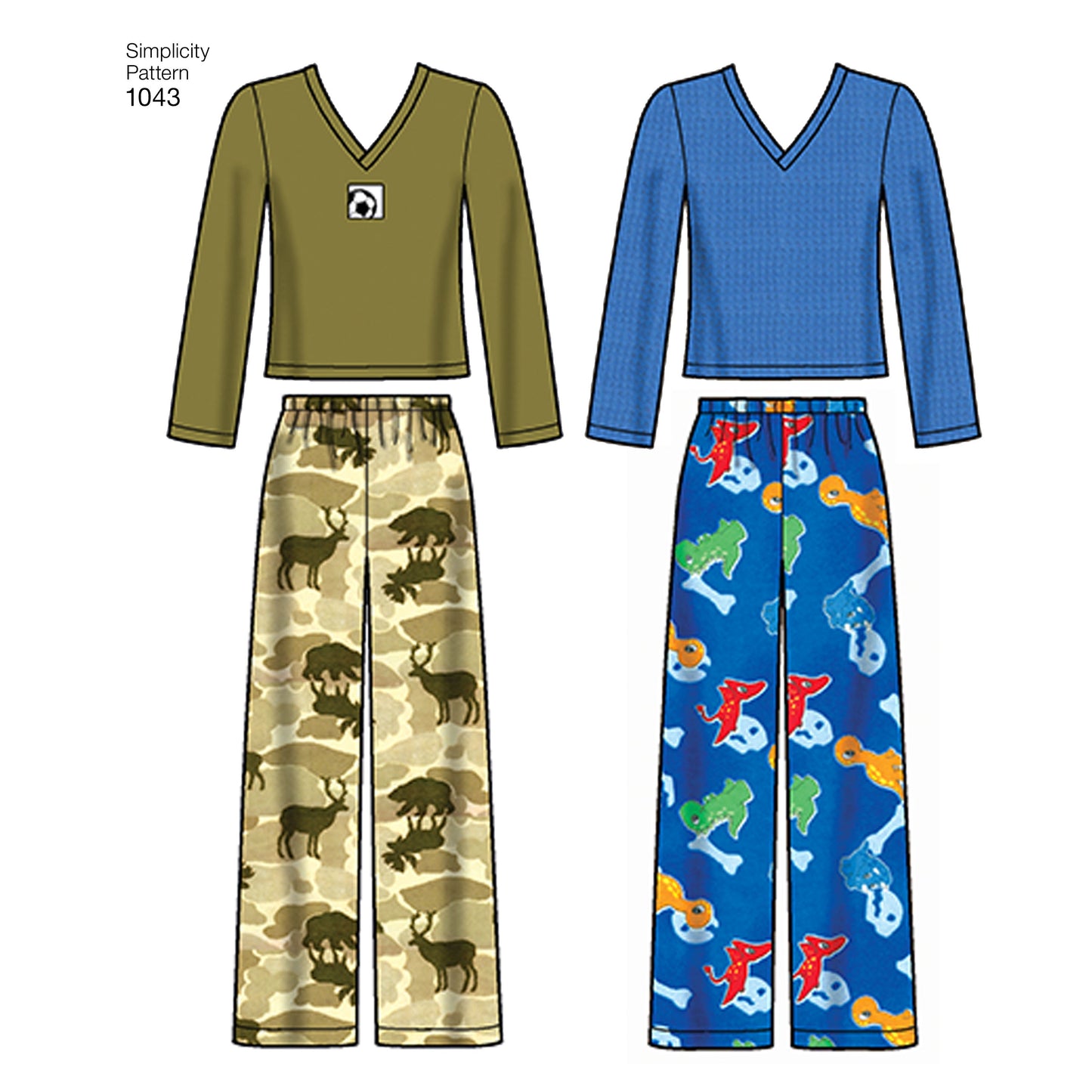 Simplicity Pattern 1043 Child's, Girls' and Boys' Separates