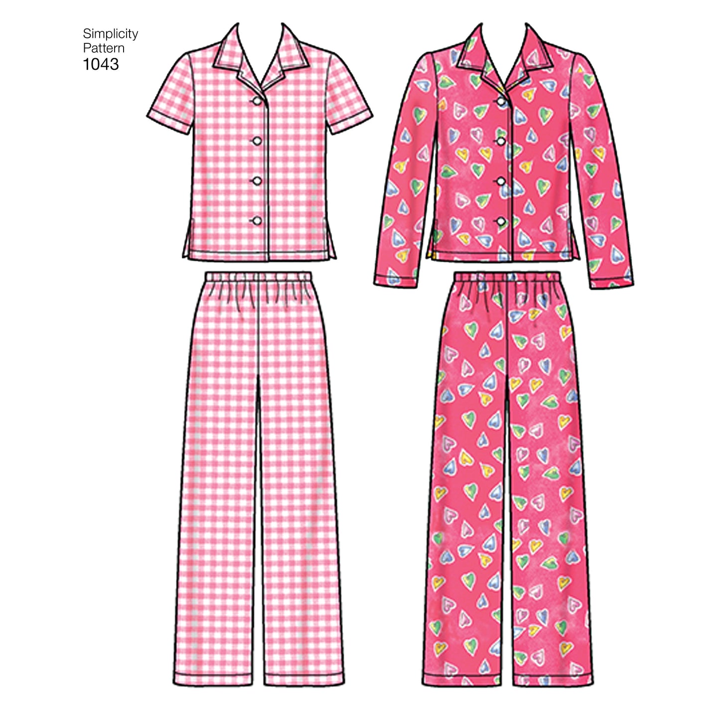 Simplicity Pattern 1043 Child's, Girls' and Boys' Separates