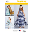 Simplicity Pattern 1121 Child's and Girls' Pullover Dresses