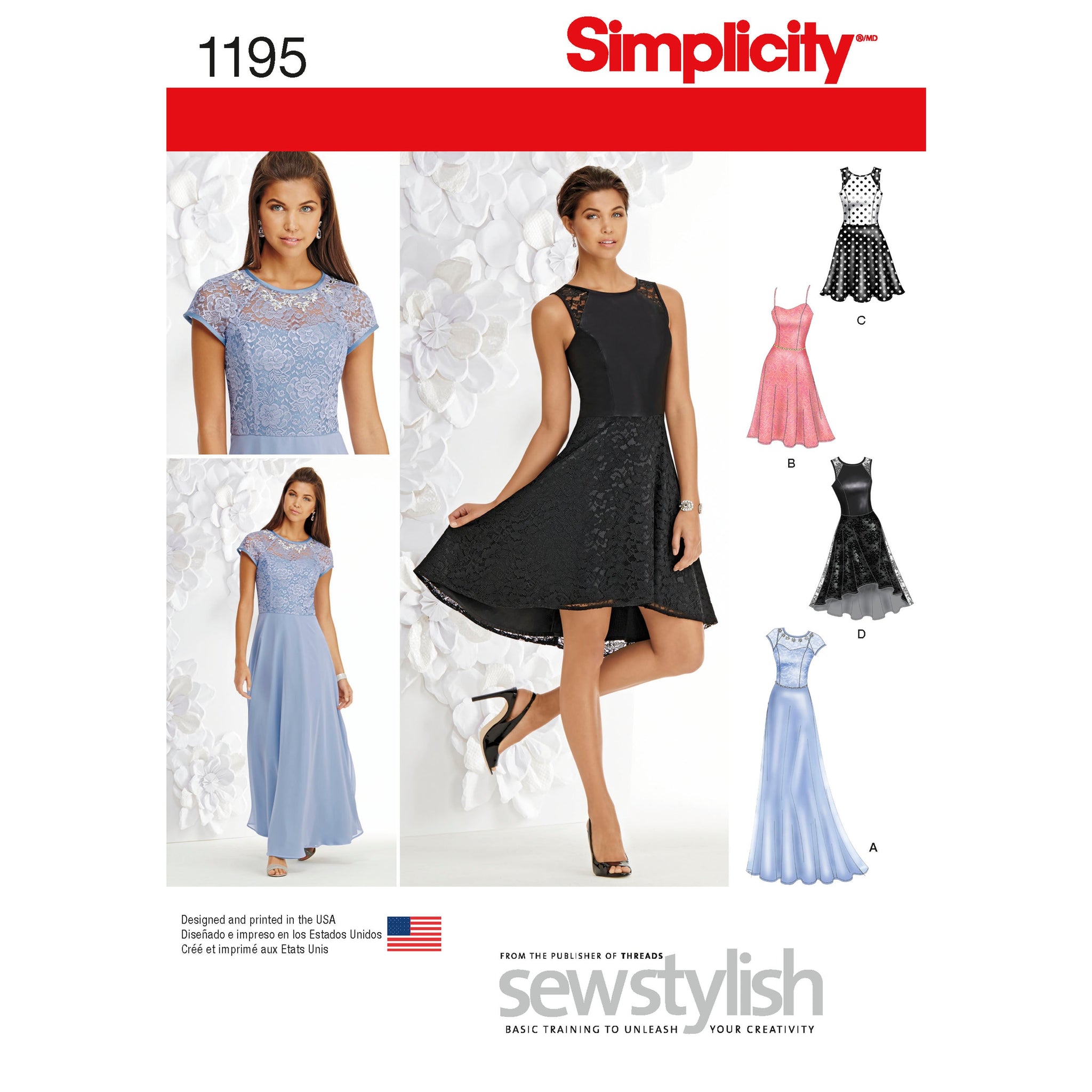 Simplicity Pattern 1459 Women's and Petite 1950's Vintage Dress – Lincraft