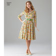 Simplicity Pattern 1459  Women's and Petite 1950's Vintage Dress