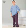 Simplicity Pattern 1505 Husky Boys' & Big & Tall Men's Tops and Trousers