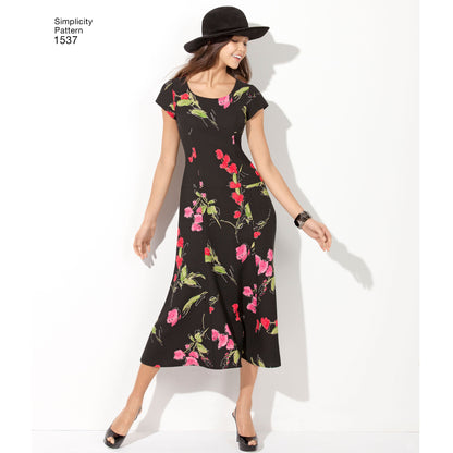 Simplicity Pattern 1537 Women's and Plus Size Amazing Fit Dress
