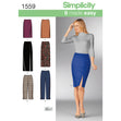 Simplicity Pattern 1559  Women's Skirts and Trousers