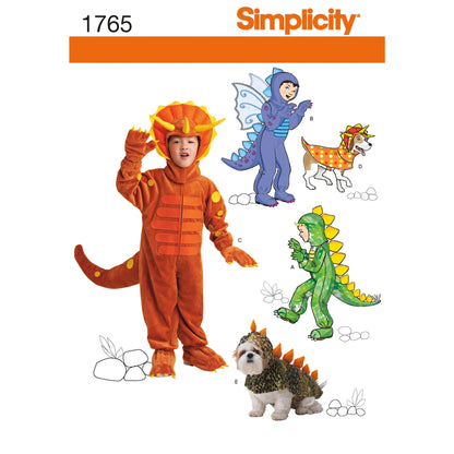 Simplicity Pattern 1765 Child's and Dog Costumes