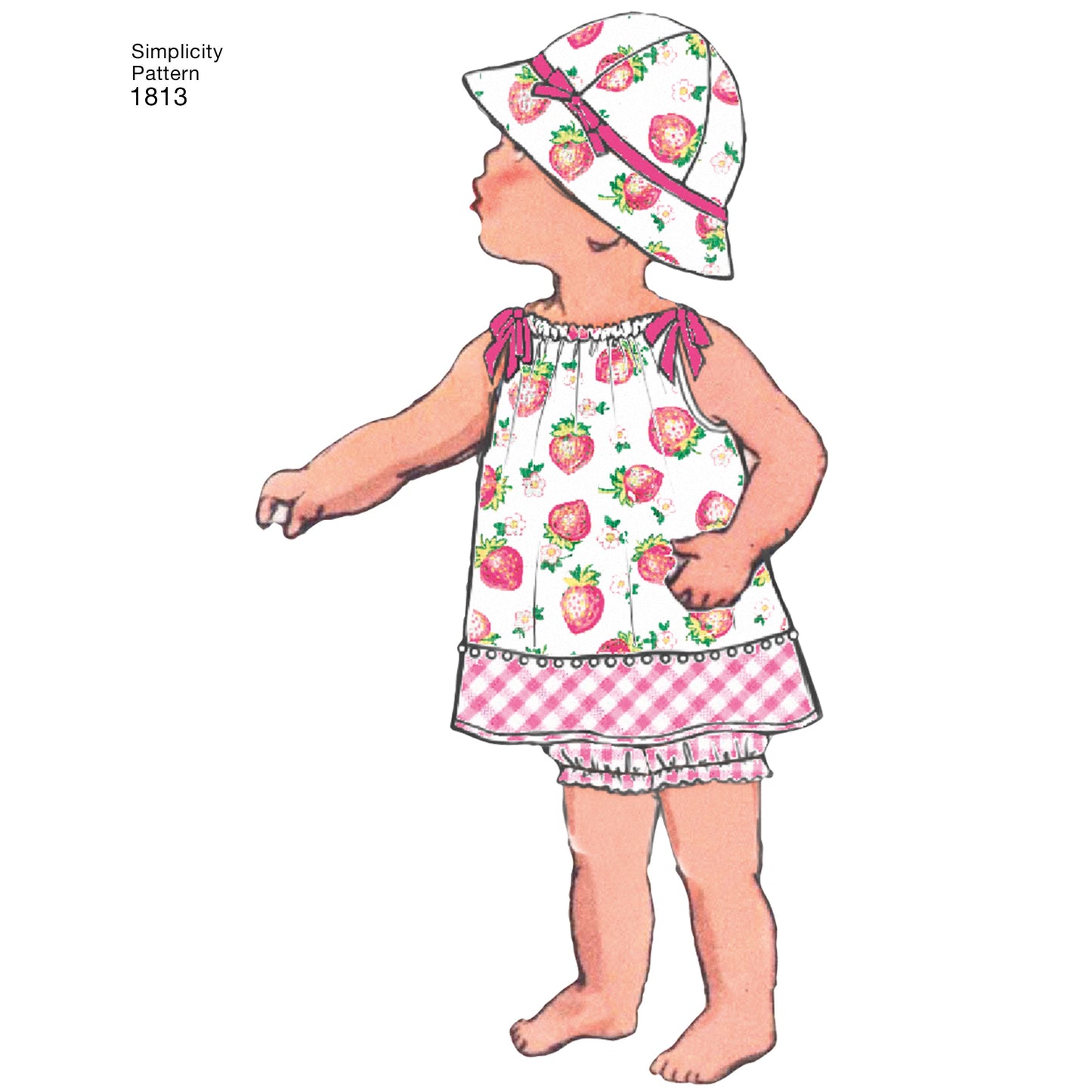 Simplicity Pattern 1813 Babies' Dress & Separates