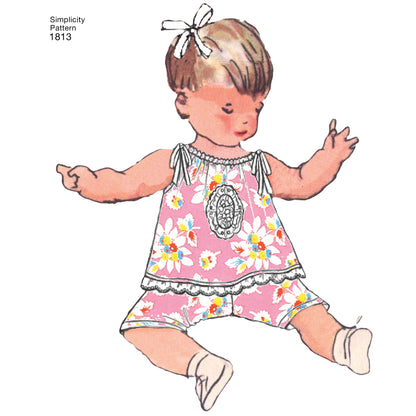 Simplicity Pattern 1813 Babies' Dress & Separates