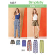 Simplicity Pattern 1887  Women's Trousers & Skirts